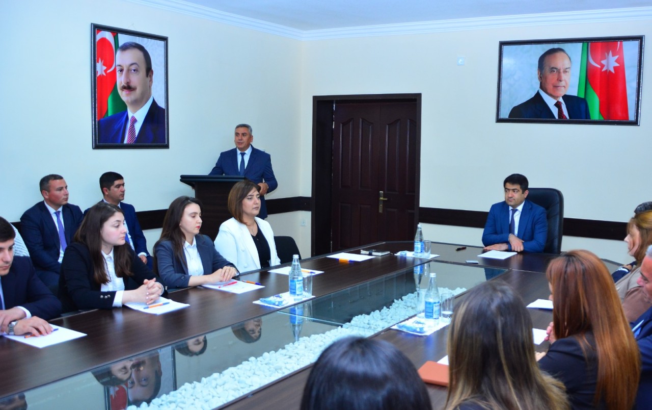 Ağstafada Heydər Əliyevə həsr olunmuş tədbir keçirilib - FOTOLAR